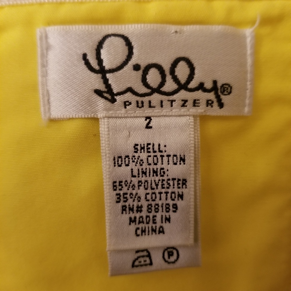 Lilly Pulitzer lace embroidery dress strapless - Picture 8 of 8